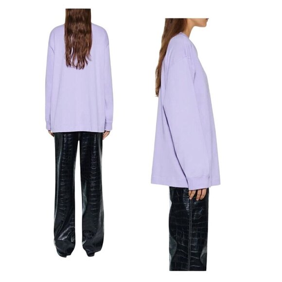 Stand Studio SANIA LS TEE, Lavender, Size S, New with tag - Picture 2 of 15